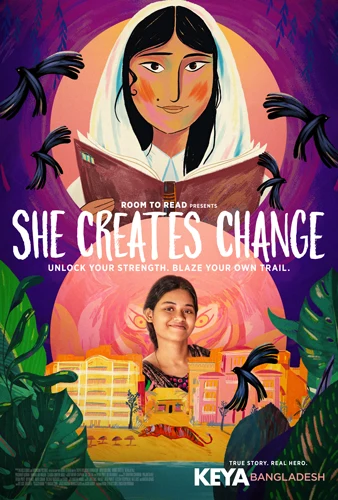 She Creates Change poster: Keya, BANGLADESH