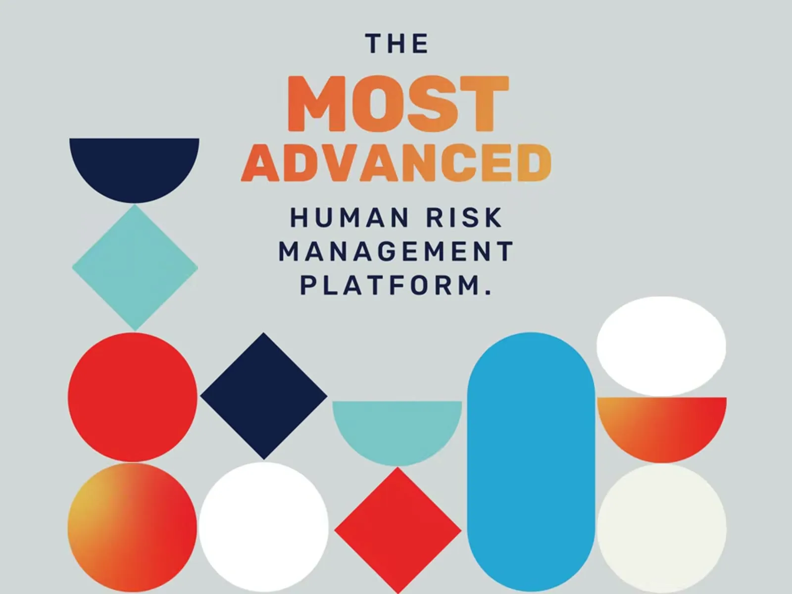 Animated explainer graphic reading The Most Advanced Human Risk Management Platform